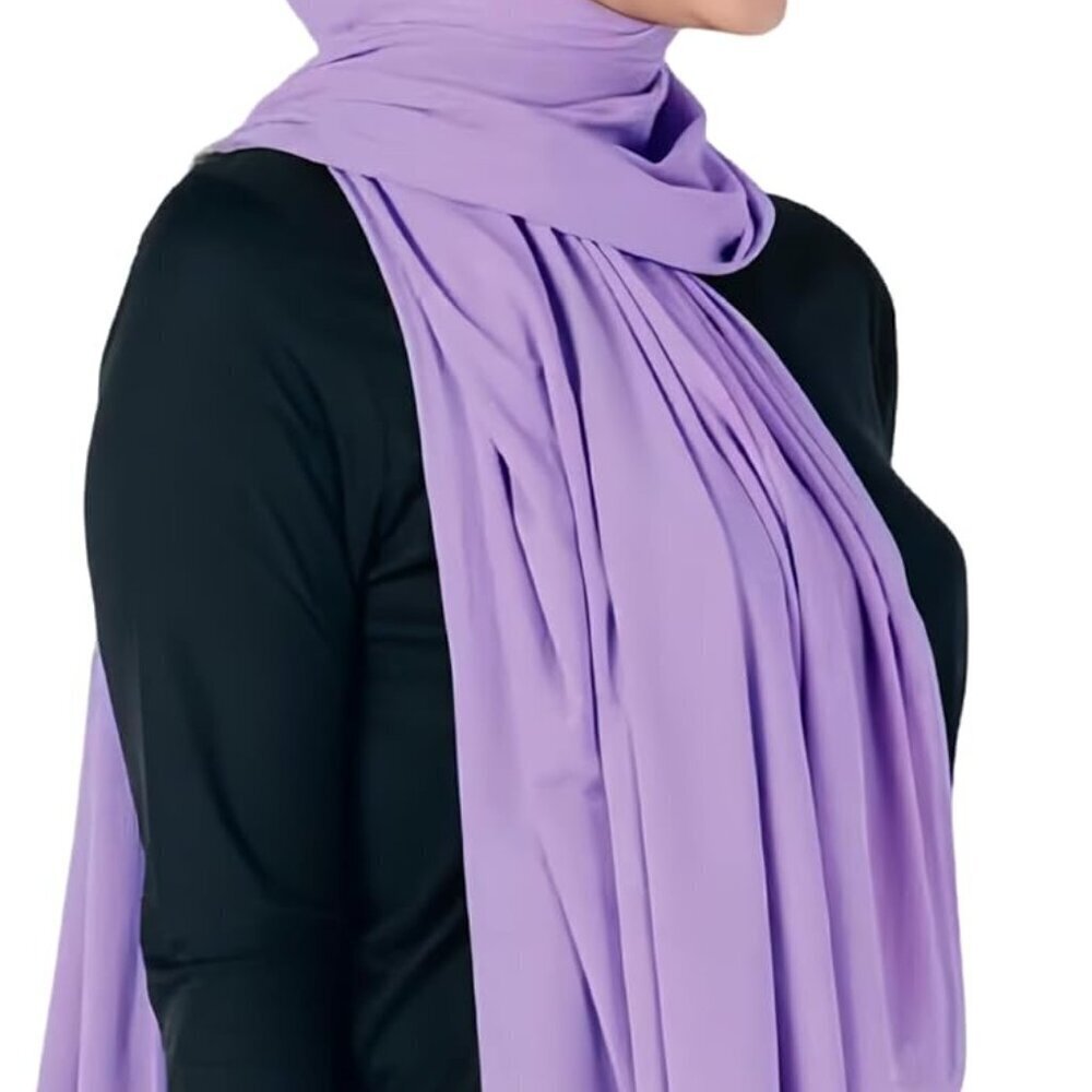 Premium Jersey Maxi Hijab Head Scarf Wrap for Women Non-See-Through